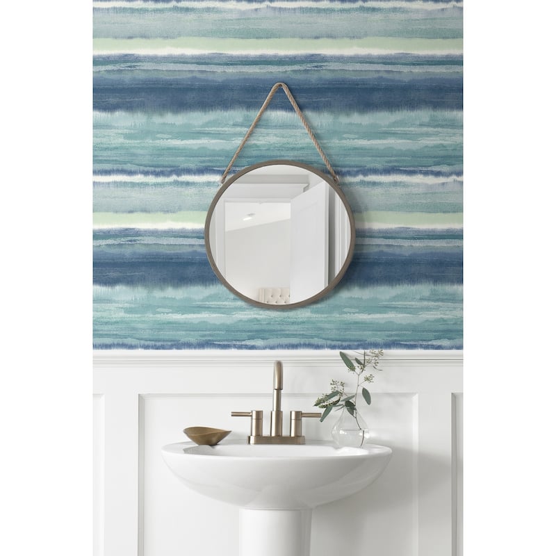 Seabrook Designs Crestview Watercolor Unpasted Wallpaper