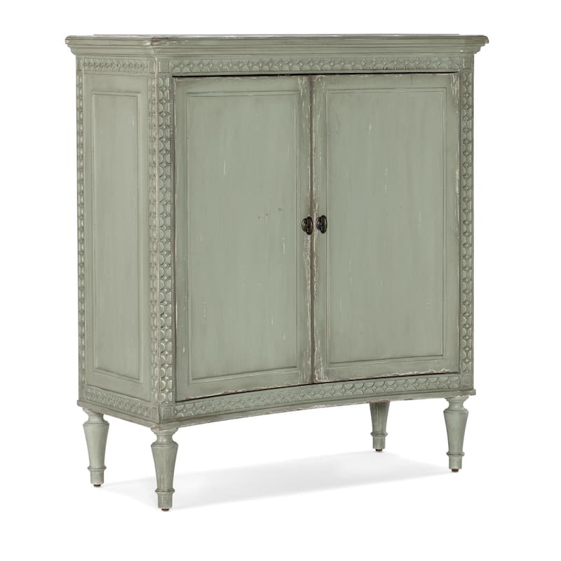 Hooker Furniture 6750-50001 Charleston 33" Wide Maple Accent Cabinet - Verdigris Green