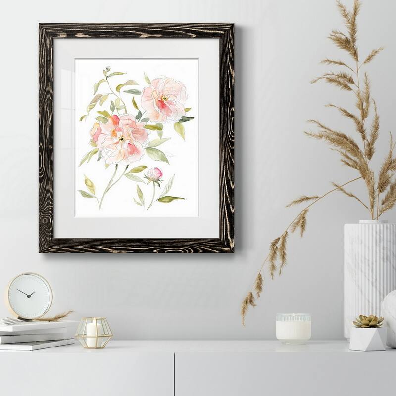 Sketchbook Cottage Rose II-Premium Framed Print - Ready to Hang