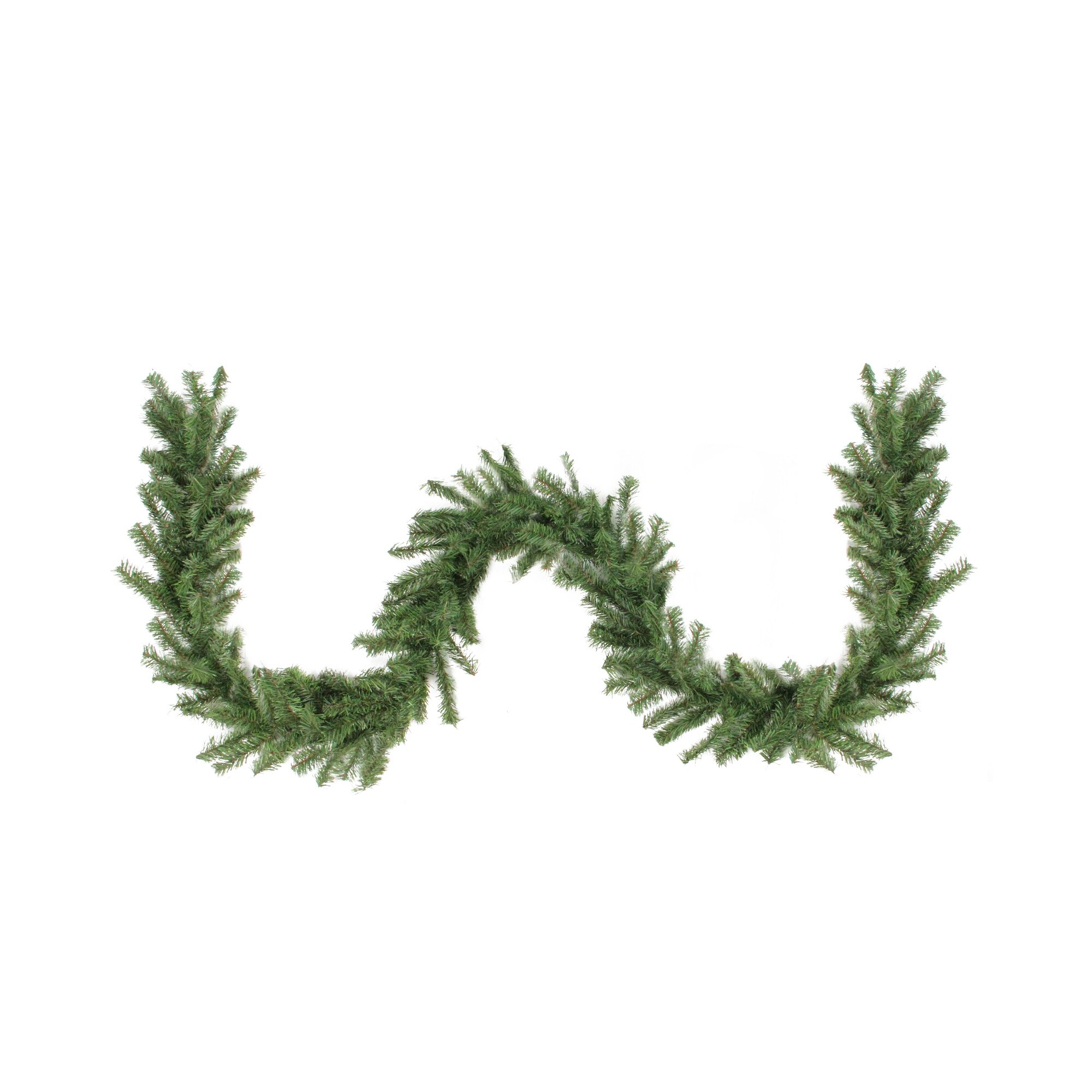 Shop 9 X 10 Canadian Pine Artificial Christmas Garland Unlit Green On Sale Overstock 17366626