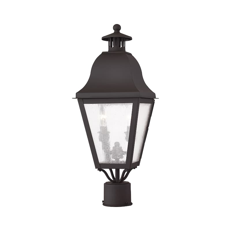 Livex Lighting Amwell Post Light with 2 Lights