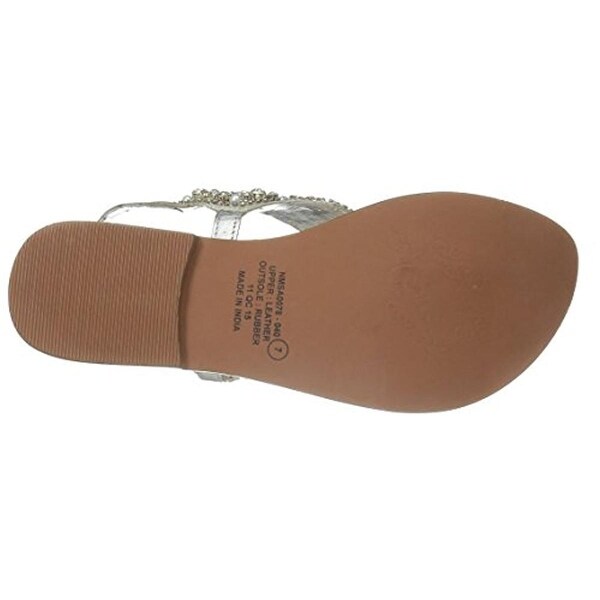 naughty monkey rhinestone sandals