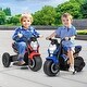 preview thumbnail 15 of 28, Gymax 2-in-1 Kids Electric Motorcycle w/ Detachable Training Wheels - See Details