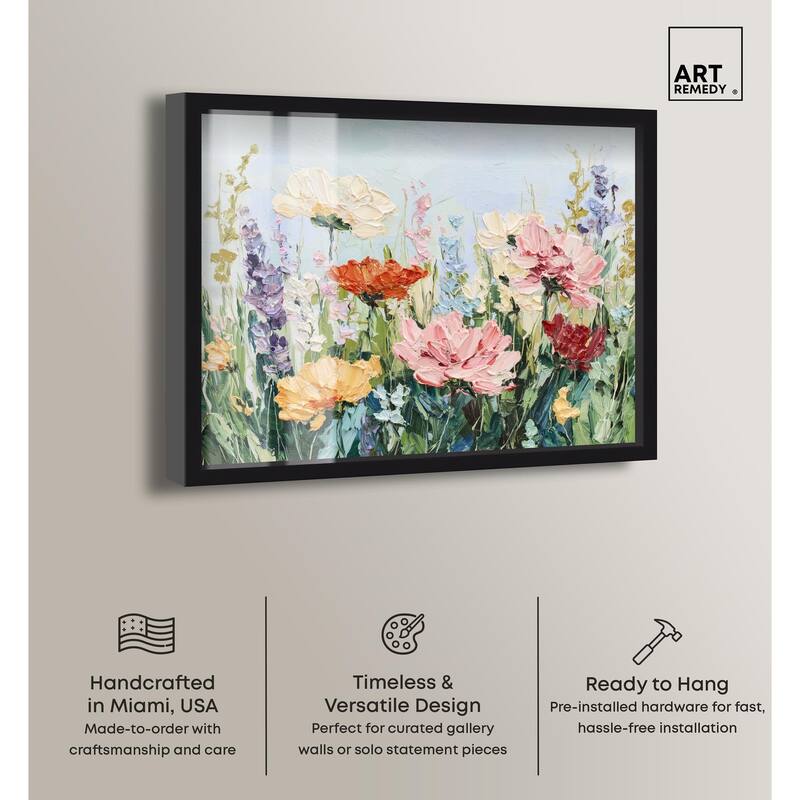 Summer Abundance III Shadowbox by Art Remedy