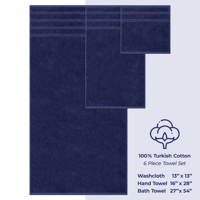American Soft Linen 6-pc. Turkish Cotton Towel Set