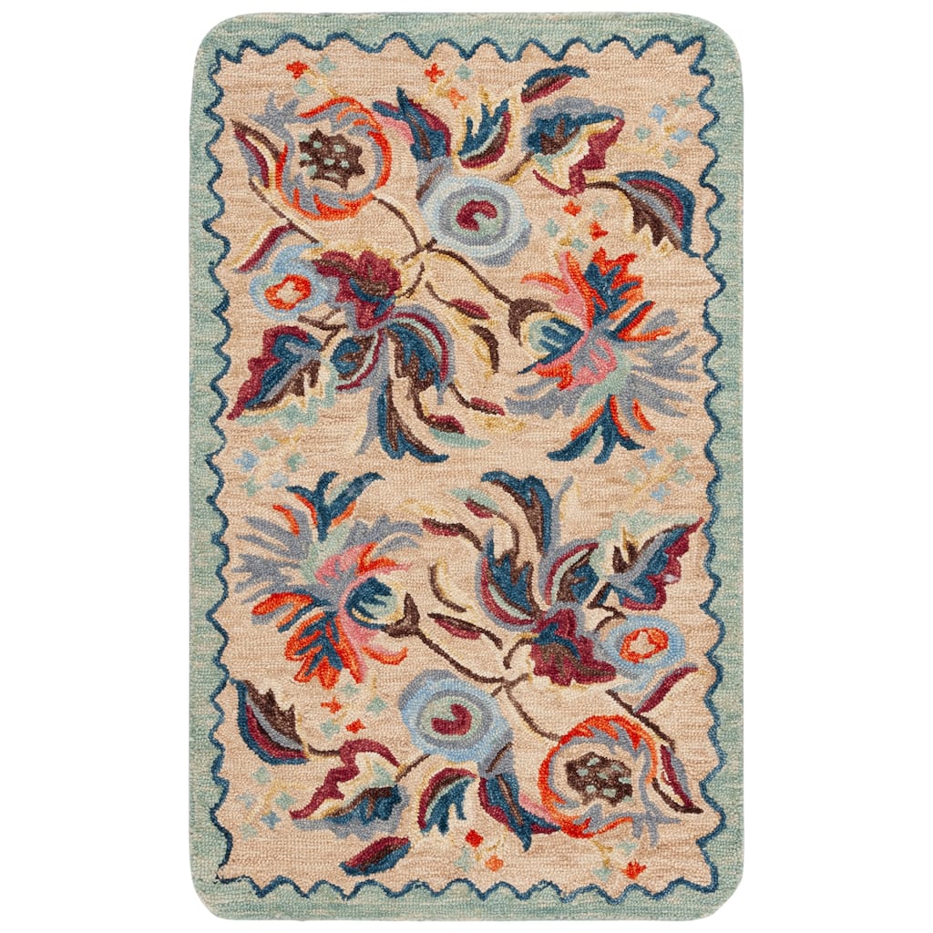 SAFAVIEH Handmade Jardin Matt Floral Wool Rug