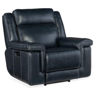 Montel Lay Flat Power Recliner with Power Headrest & Lumbar