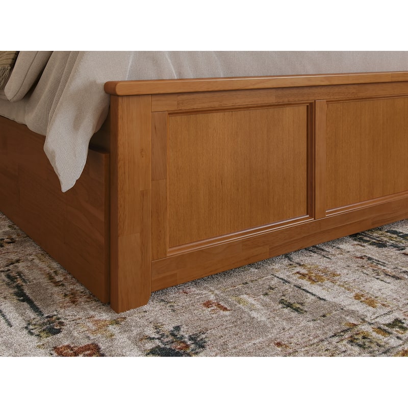 AFI Madison Platform Bed with Matching Footboard & Trundle