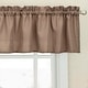 preview thumbnail 31 of 30, Sweet Home Collection Opaque Ripcord Kitchen Window Curtains - Swag, Tier & Valance