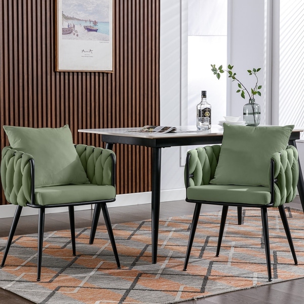 Velvet best sale hand chair