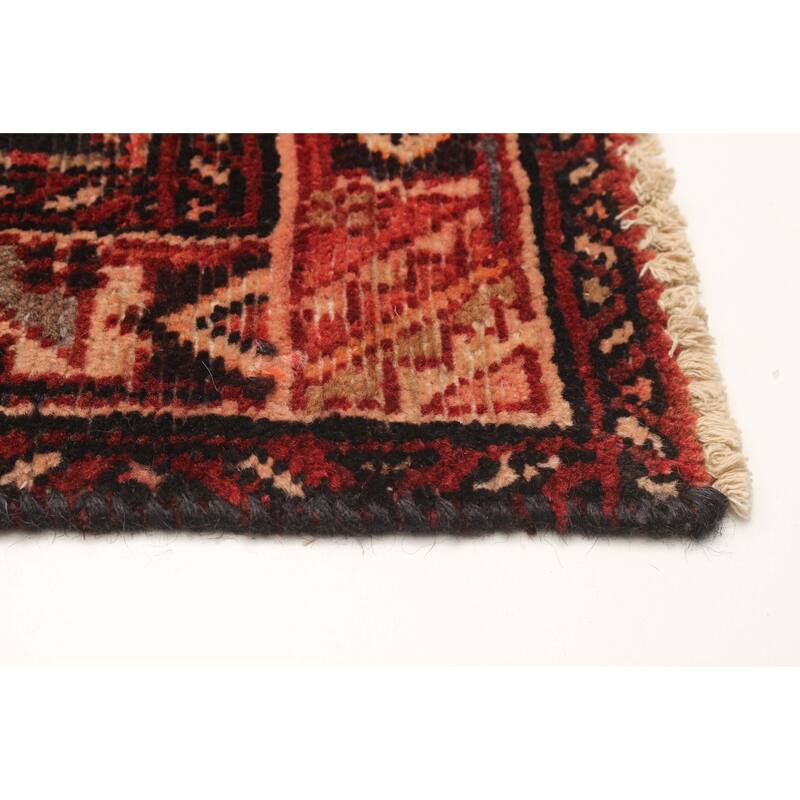 ECARPETGALLERY Hand-knotted Andelz Navy Wool Rug - 3'5 x 10'2
