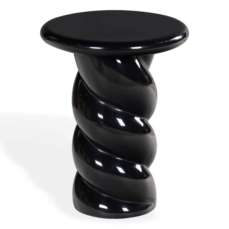 SAFAVIEH Couture Noelly Concrete Accent Table - 14"W x 14"D x 18"H