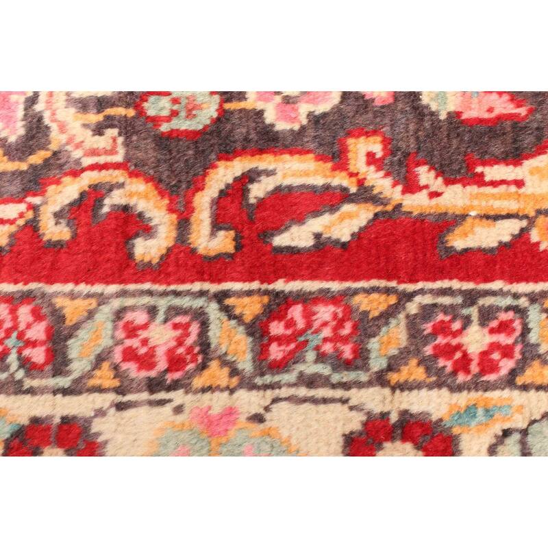 ECARPETGALLERY Hand-knotted Kayseri Beige Wool Rug - 4'3 x 7'3