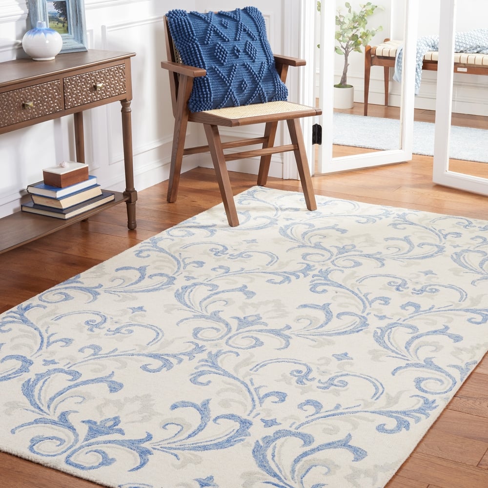 SAFAVIEH Handmade Jardin Alegria Scroll Wool Rug