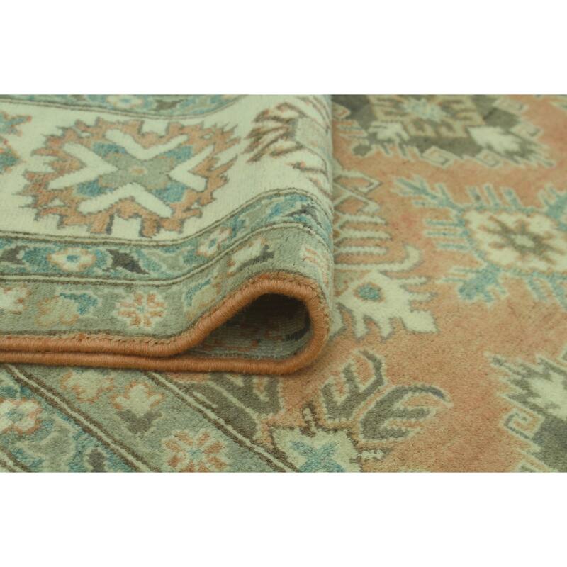 Kazak Luann Rust/Ivory Rug - 8'4" x 11'4"