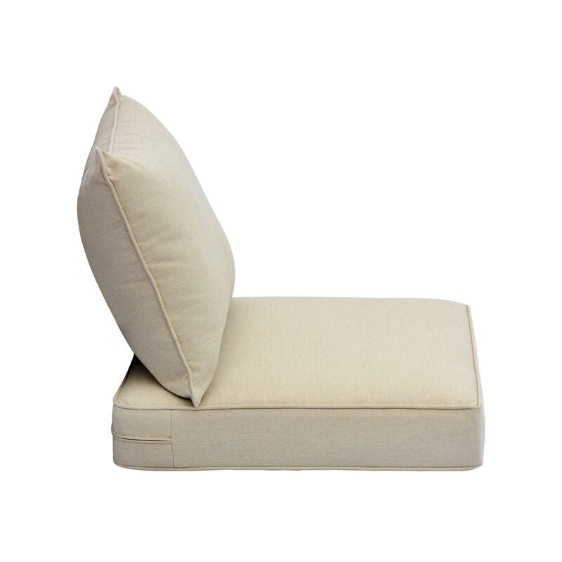 HOOOWOOO 2-piece Outdoor/Indoor Chair Cushion Set