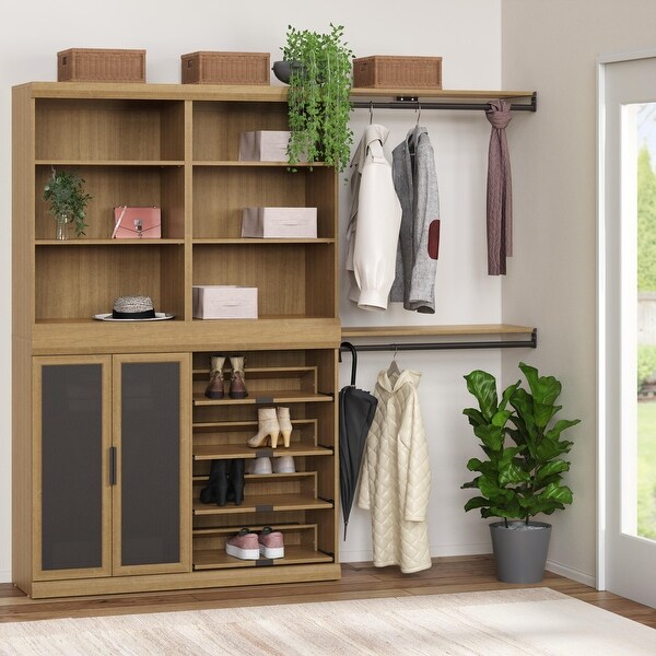 ClosetMaid Mosaics 15-Shelf 2-Door 2-Hang Rod Closet Organizer