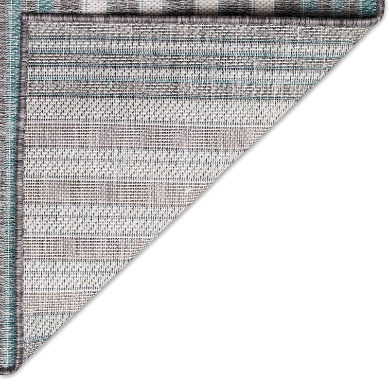 Liora Manne Malibu Faded Stripe Indoor/Outdoor Rug
