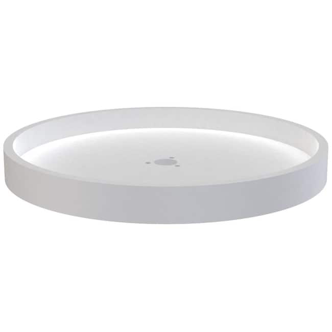 Rev-A-Shelf RAS Polymer 20 Inch Full Circle Lazy Susan Shelf Only - White