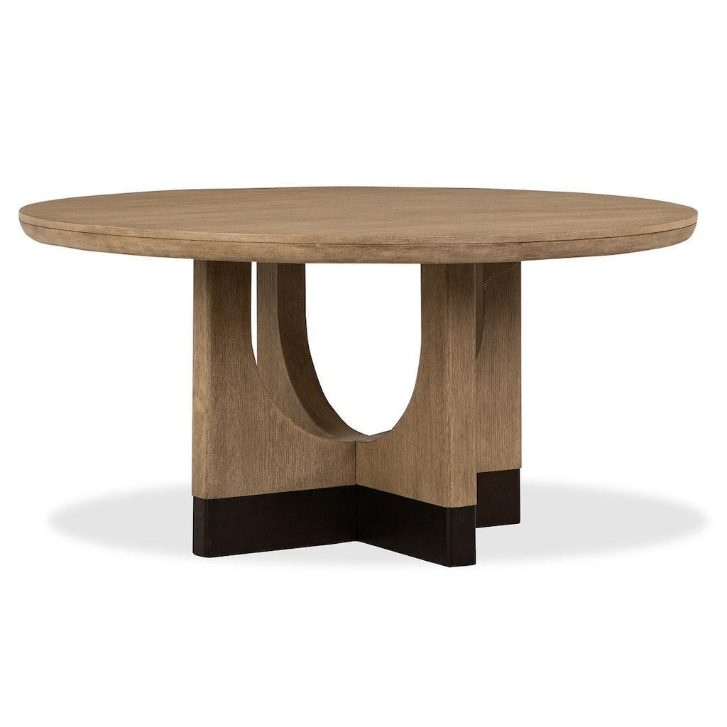 Magnussen Home Tristan Swiss Coffee 60" Round Dining Table - 60''W x 60''D x 30''H