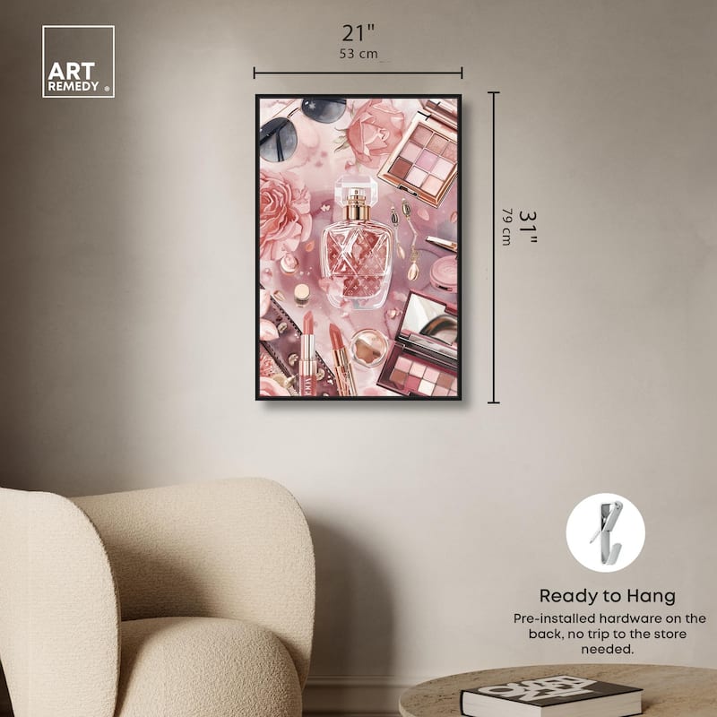 Glam Sparkle Lay Out II Canvas by Art Remedy