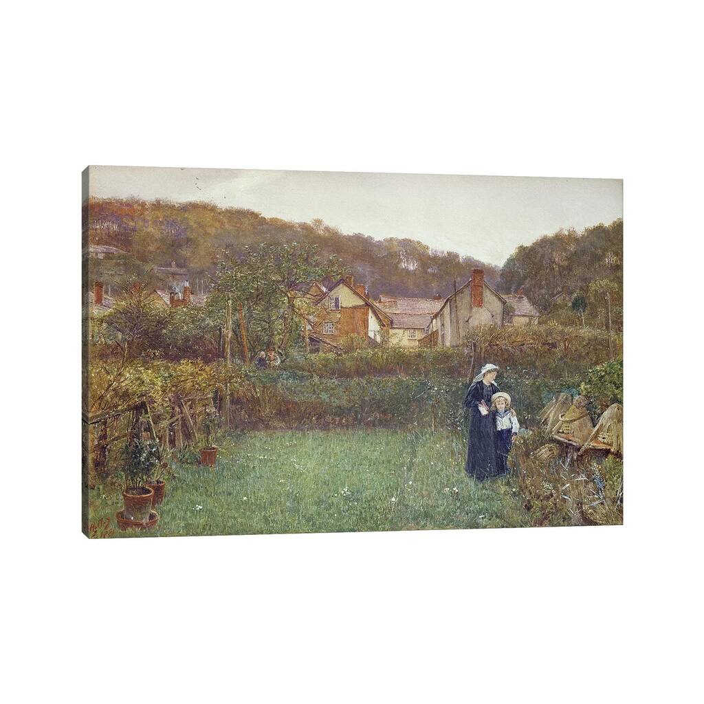 iCanvas "Telling the Bees" by Charles Napier Hemy Canvas Print
