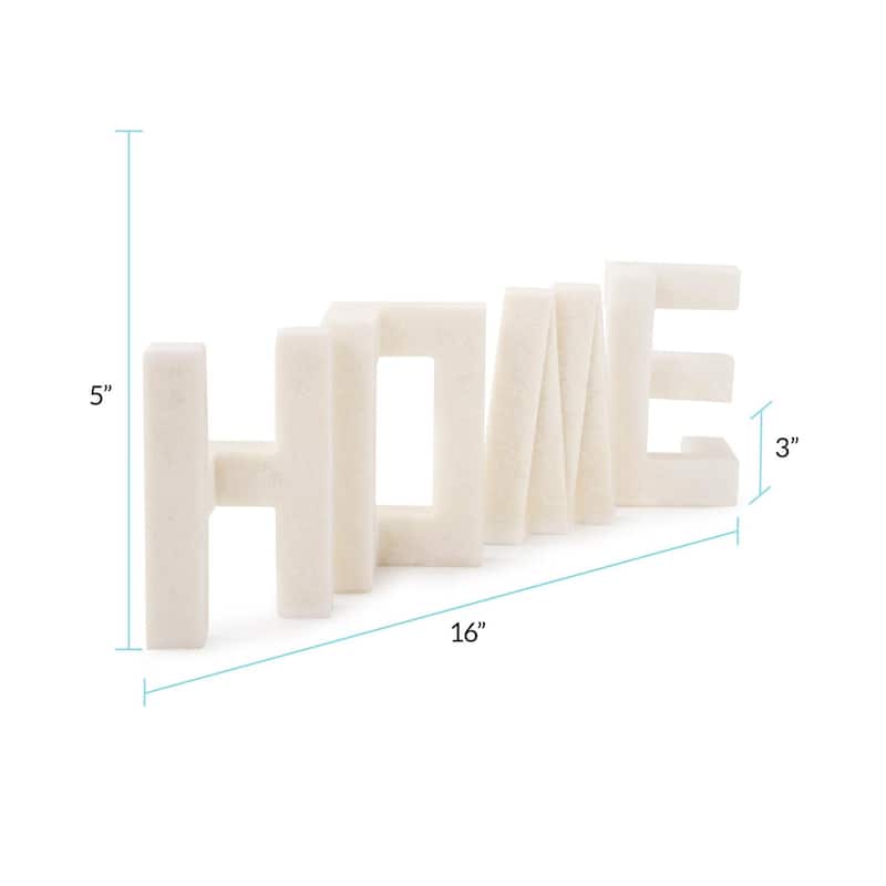 Home Is In Heart Sculpture in Polyresin - 15.5H x 3W x 9.5D