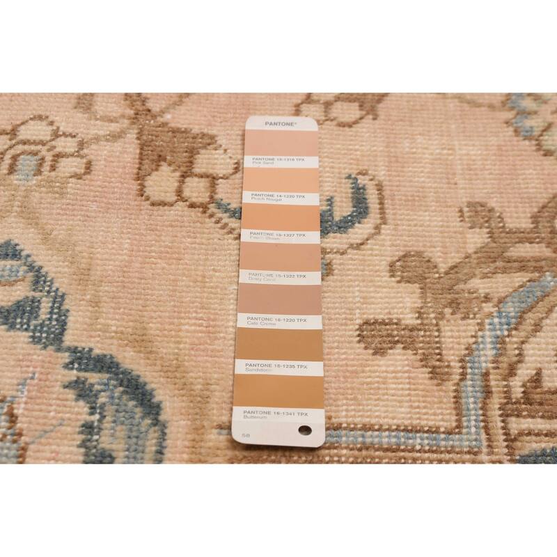 ECARPETGALLERY Hand-knotted Antalya Vintage Light Copper Wool Rug - 9'9 x 13'1