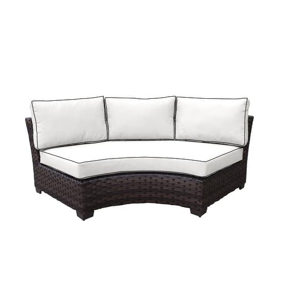 Kathy Ireland River Brook 6 Piece Outdoor Wicker Patio Furniture Set Bed Bath & Beyond 27615229