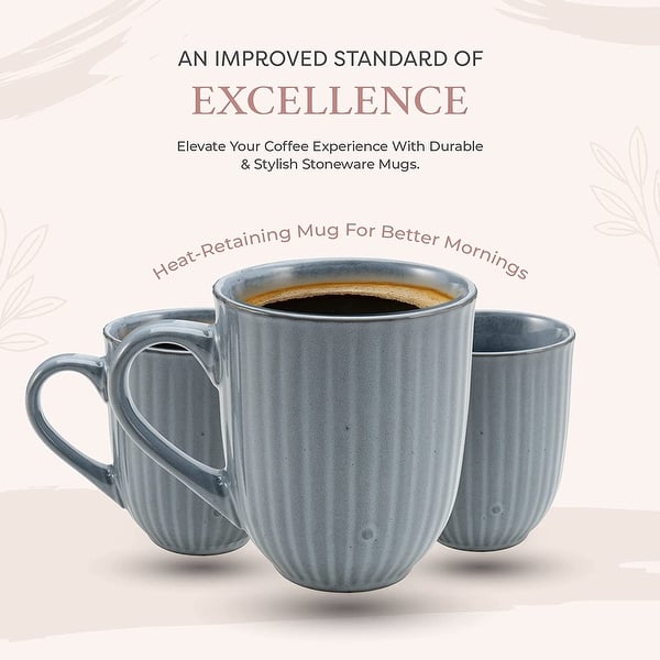 American Atelier 14 oz Large Handle Coffee Mug Set of 4 - Bed Bath & Beyond  - 38192509