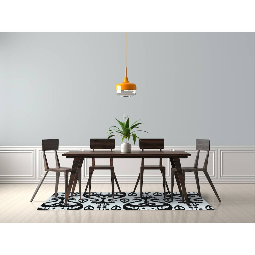 Ikat Soft Chenille Rug