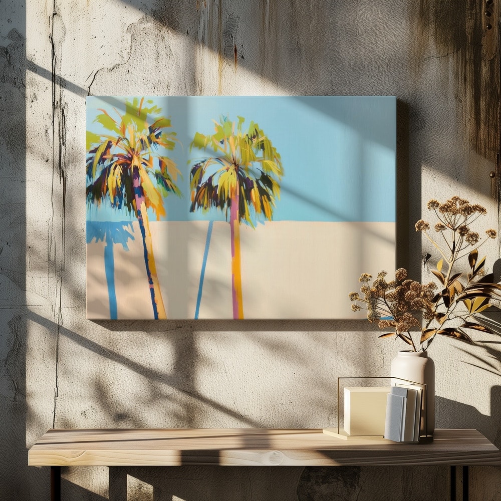 "Palm Trees" Wrapped Canvas Wall Art
