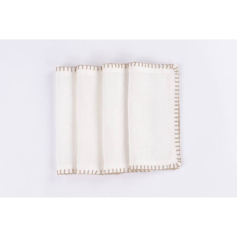 Brody Linen Cocktail Napkin Set (Set of 4)