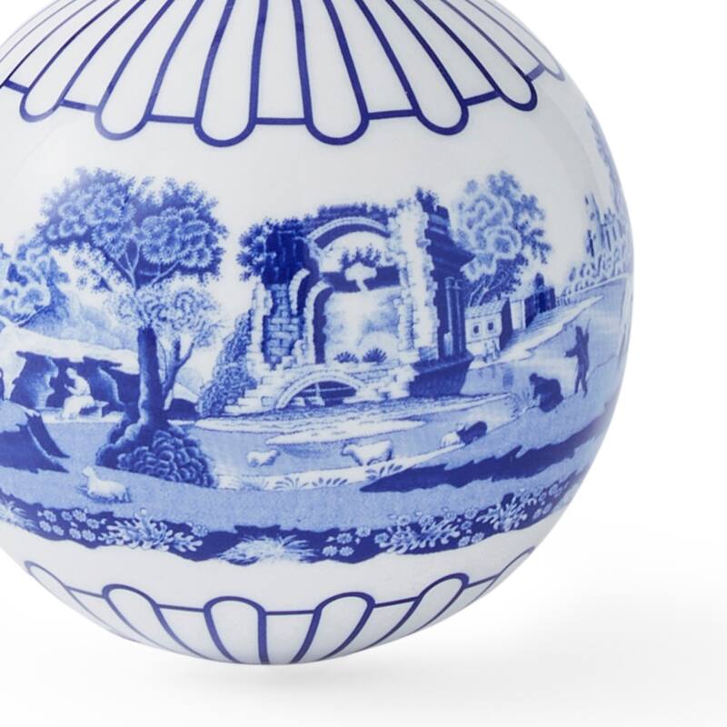 Spode Blue Italian Bauble - 2.6 Inch