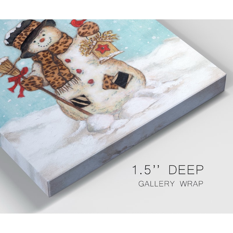Snowman-Premium Gallery Wrapped Canvas - Ready to Hang