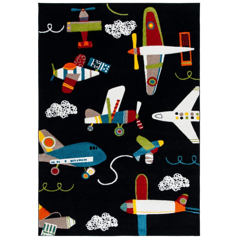 SAFAVIEH Carousel Kids Ardak Airplane Rug