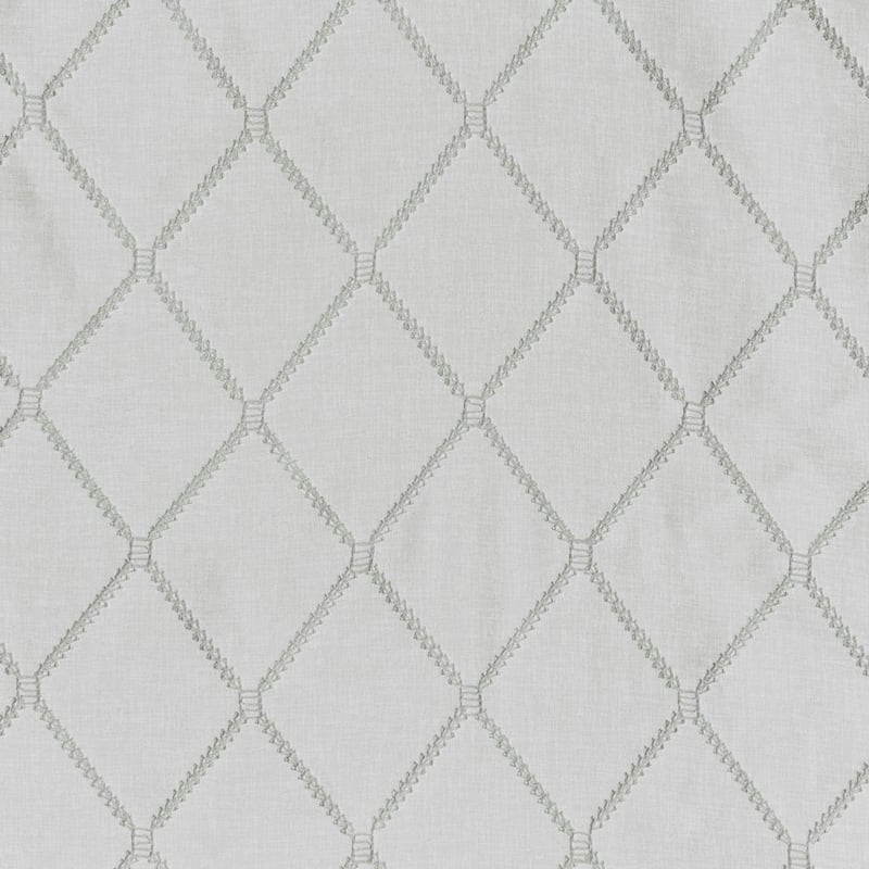 Diamond Sheer Embroidered Window Scarf