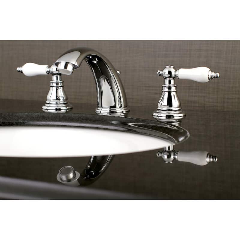 Kingston Brass American Patriot 8 in. Widespread Bathroom Faucet - Polished Chrome