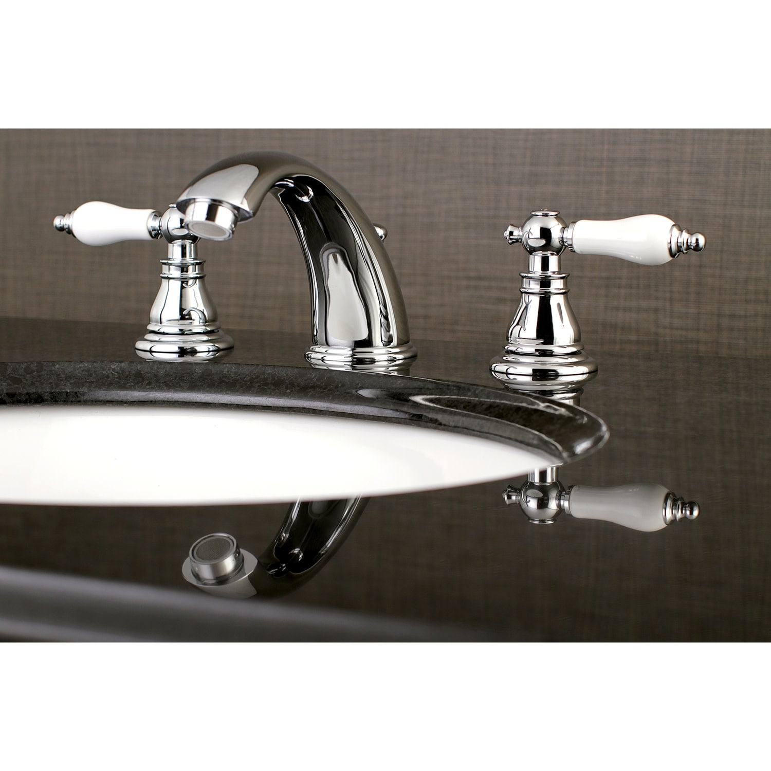 Kingston Brass American Patriot 8 in. Widespread Bathroom Faucet
