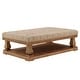 preview thumbnail 9 of 24, Knightsbridge Linen Baluster Coffee Table Ottoman by iNSPIRE Q Artisan
