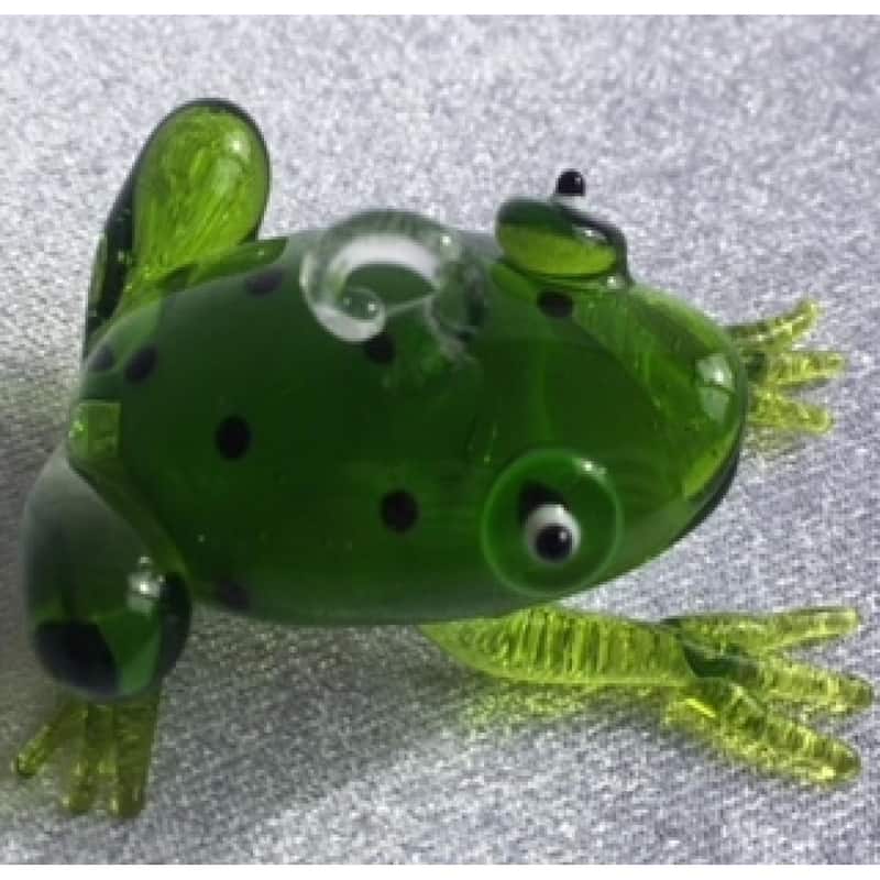 Hanging Green Frog Glass Ornament Bed Bath & Beyond 39962173