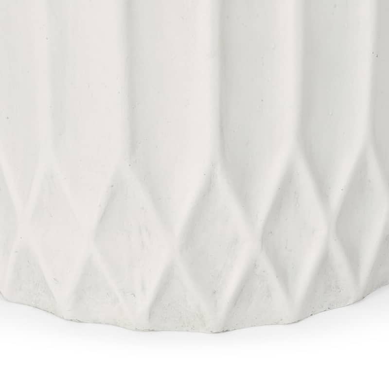 Evans Outdoor Cast Stone Outdoor Planter by Christopher Knight Home