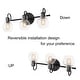 preview thumbnail 24 of 25, Olia Modern Black 3-Light Bathroom Vanity Light Minimal Globe Glass Wall Sconce