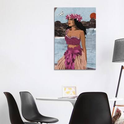 iCanvas "Polynesian/Hawaiian Beauty" by Phung Banh Canvas Print