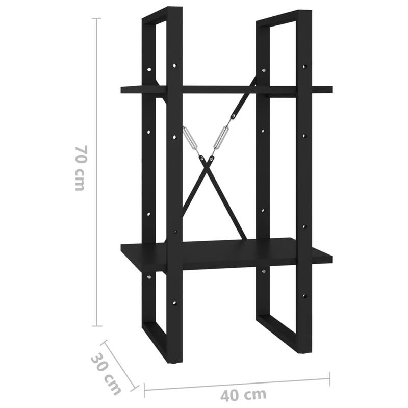 vidaXL Bookshelf Book Cabinet Shelving Unit for Living Room Engineered Wood