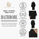 preview thumbnail 40 of 76, 100% Cotton Soft Terry Adult Unisex Lightweight Bathrobe by Superior