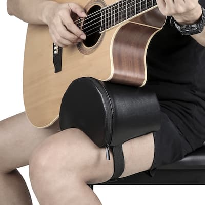 Multi-Functional Guitar Rest Cushion Stand Playing Auxiliary Support with Fixing Strap Acoustic Guitar Pad FA-60S