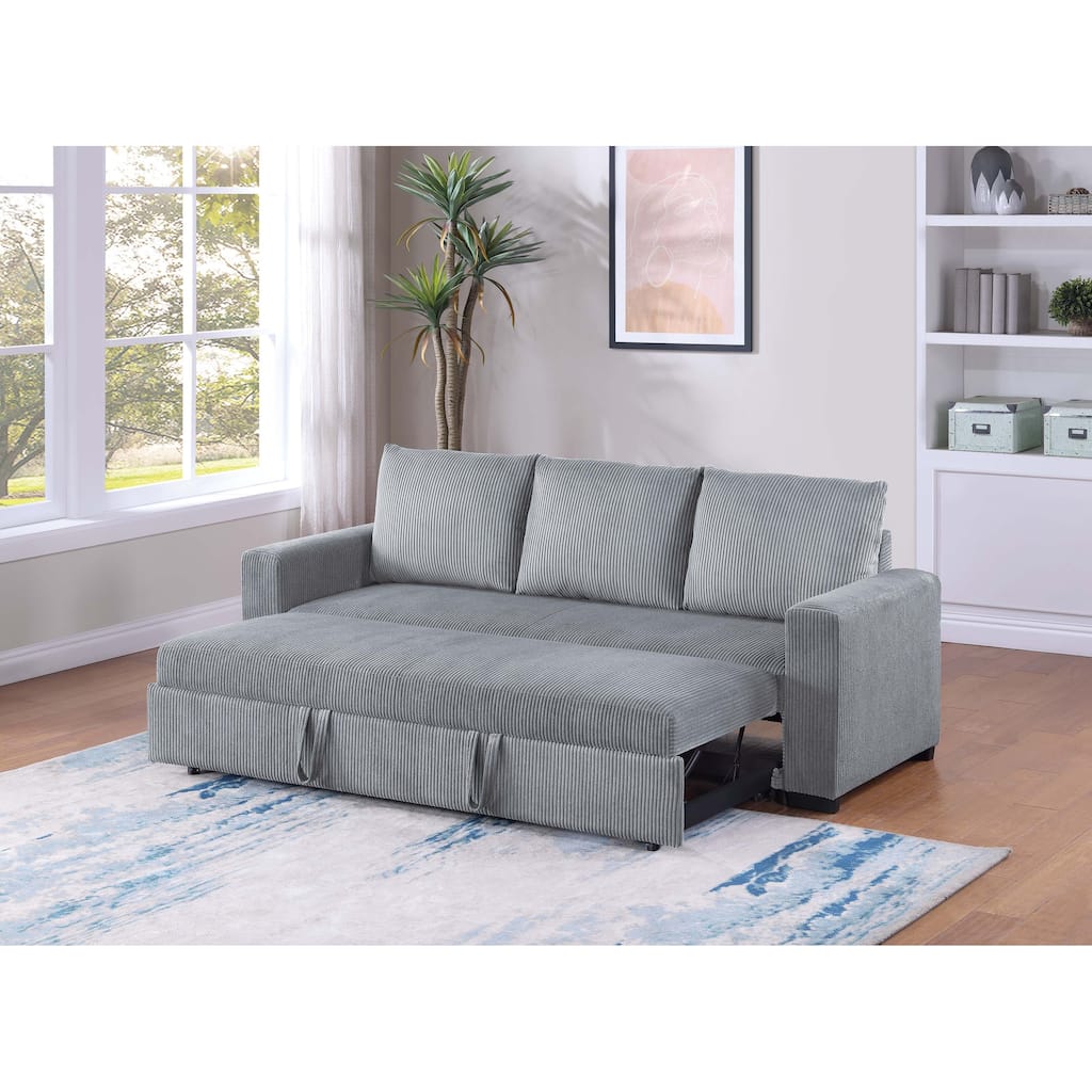 Poundex Convertible Sofa
