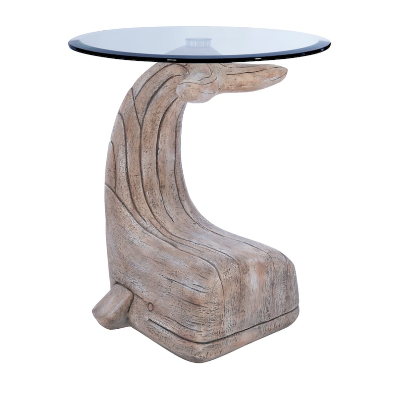 Linon Winifred Whale Side Table