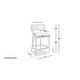 preview thumbnail 7 of 72, Paris Farmhouse Counter and Bar Stool with Backrest